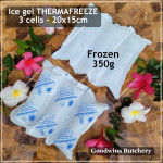 Ice gel THERMAFREEZE pengganti es batu THERMA FREEZE square sheet (price/cell)